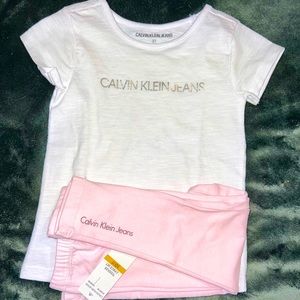 Girls matching set leggings and top